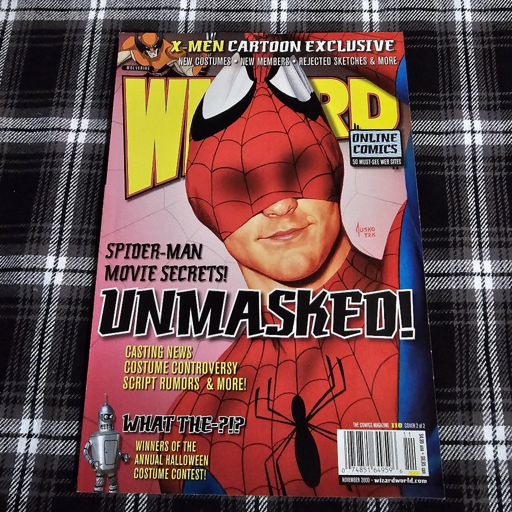 Wizard The Comics Magazine #110 November 2000 | Spider-Man Movie Secrets